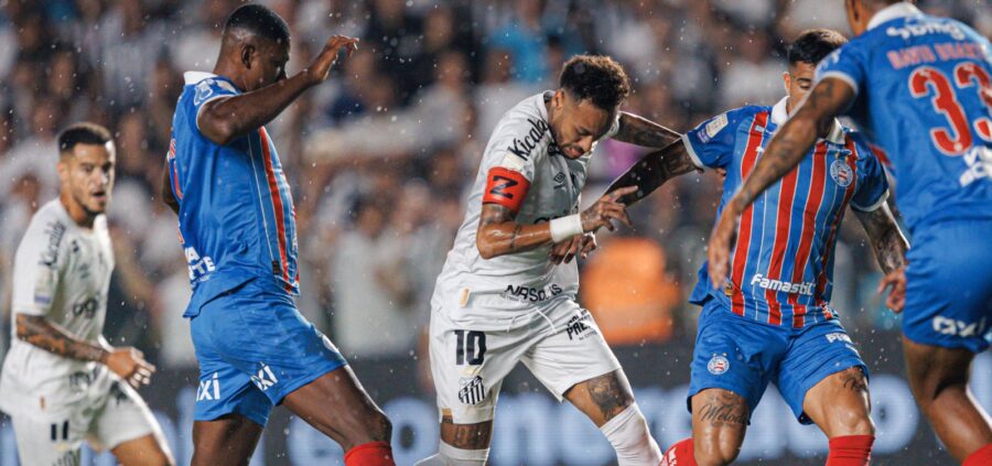 Após polêmica em Santos x Bahia, Neymar é suspenso por dois jogos