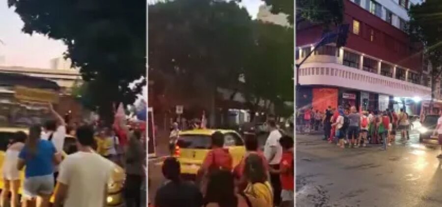 Motorista é preso após atropelar manifestante em ato pró-Lula em Belo Horizonte